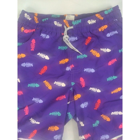 SWIM Board Shorts fish Multi color Youth Trunk Size Small - Picture 3 of 8